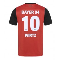 Dres Bayer Leverkusen Florian Wirtz #10 Domáci 2024-25 Krátky Rukáv